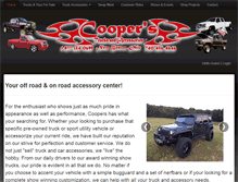 Tablet Screenshot of cooperstrucks.com